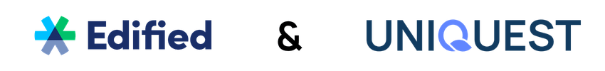 Edified &amp; UniQuest logos